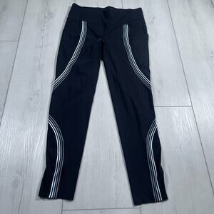 Lululemon Women's 8 Speed Light High Rise Tight 25" Black Running Pockets